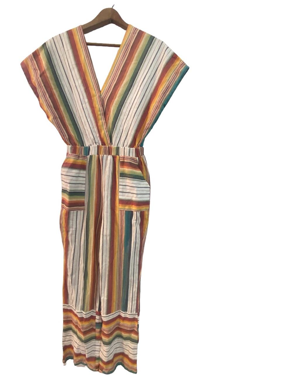 Lucky & Blessed Serape Print Cotton Jumpsuit